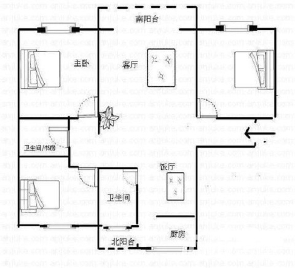 仁恒家园超便宜3室510万元随时入住